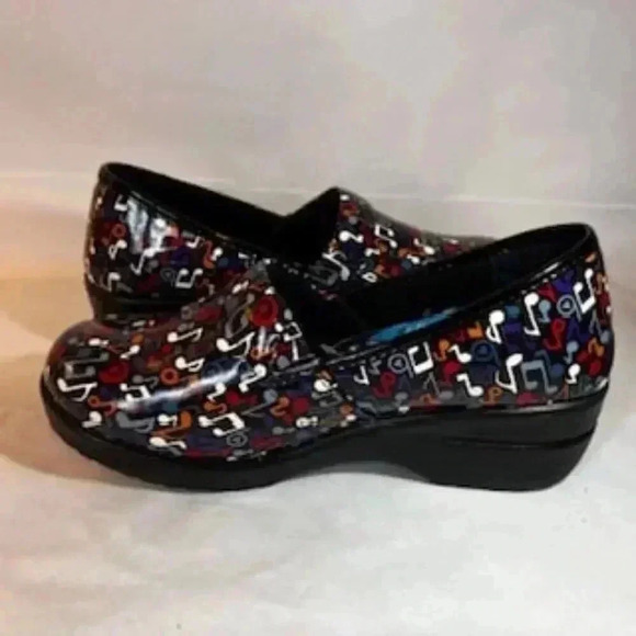 NEW Easy Works By Easystreet‎ Music Note Professional Shoes Clogs Women’s sz 10W - Picture 4 of 9